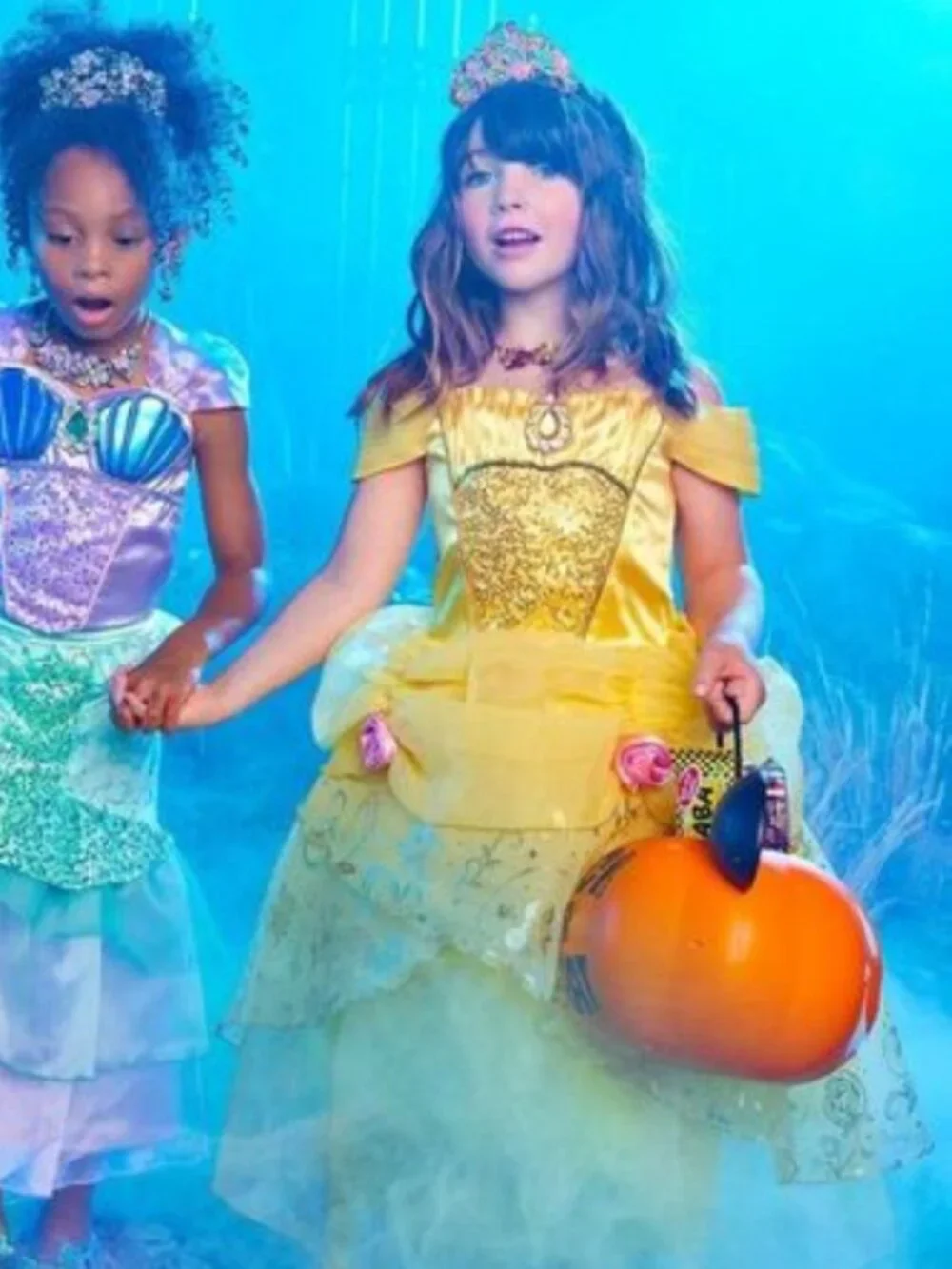⭐ Beautiful Disney Store Belle yellow ball gown costume 5/6